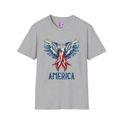 1776 America Eagle Adult T-shirt