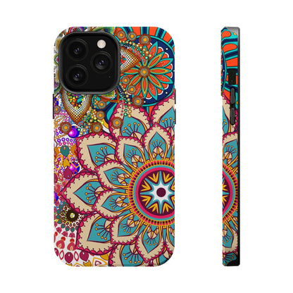 Colorful Mandala MagSafe® Compatible Tough Case for iPhone