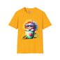 Cool Sunflower Kitten 2 Adult T-shirt