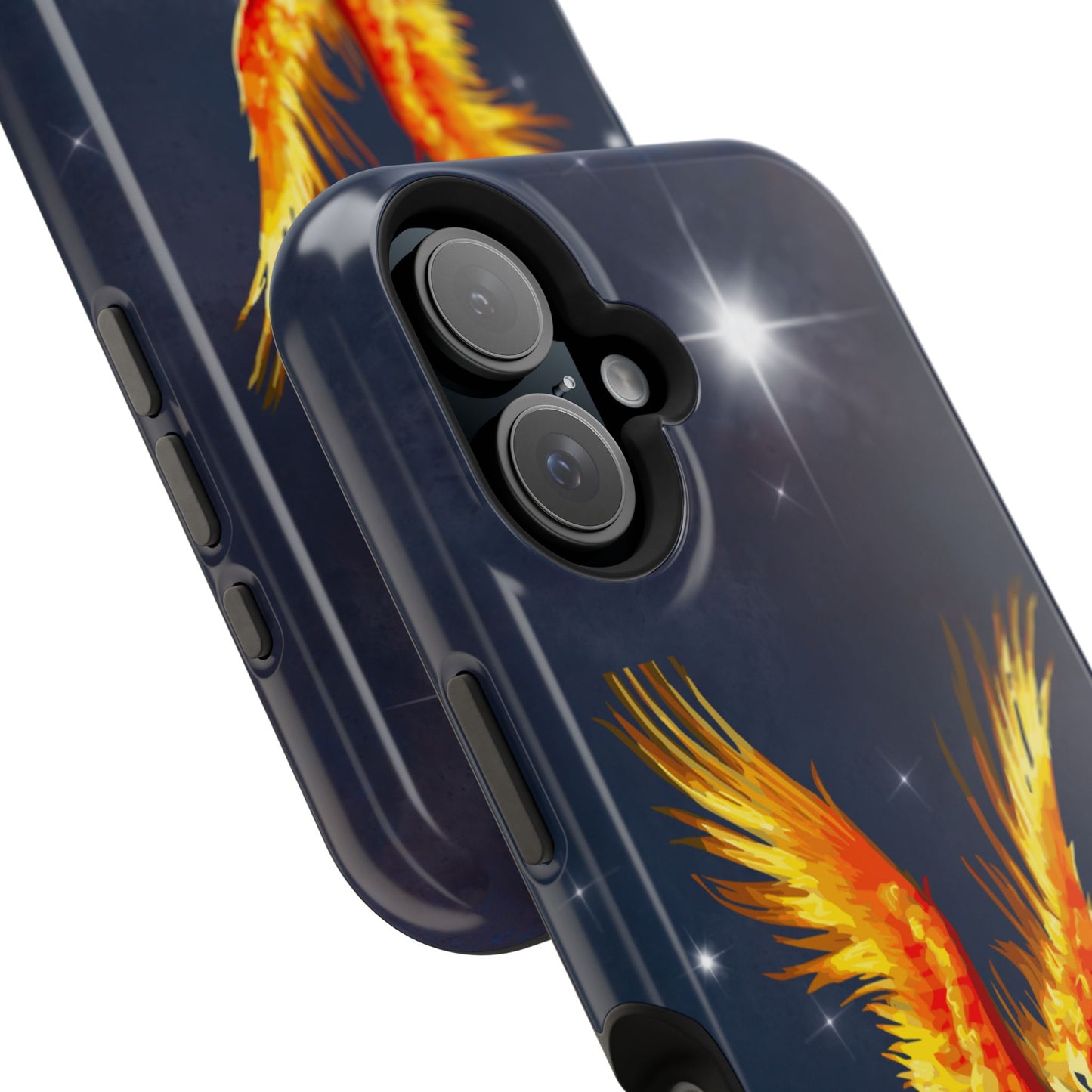 Phoenix Over Nebula MagSafe® Compatible Tough Case for iPhone