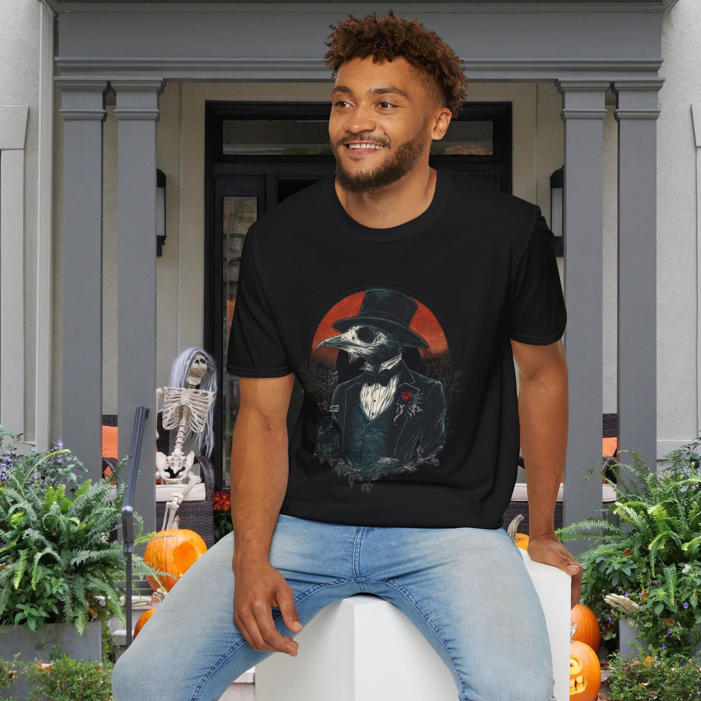 Halloween Scarecrow 3 Adult T-shirt