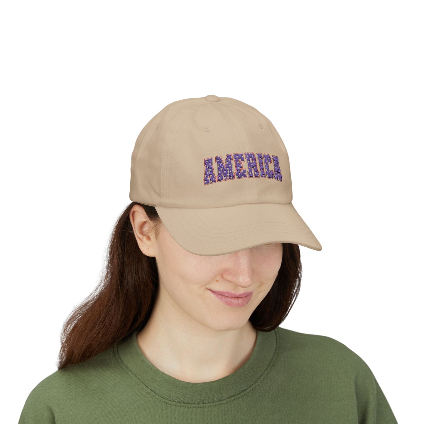 Starry America Embroidered Classic Dad Cap