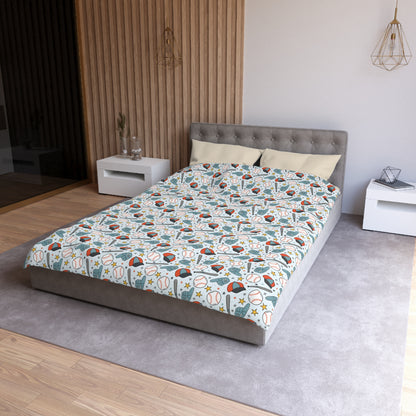 Home Run Heroes Microfiber Duvet Cover