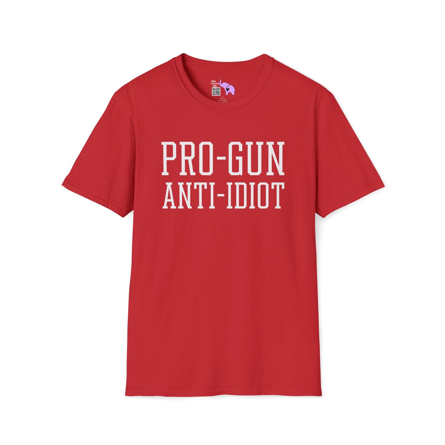 Pro-Gun Anti-Idiot Adult T-shirt