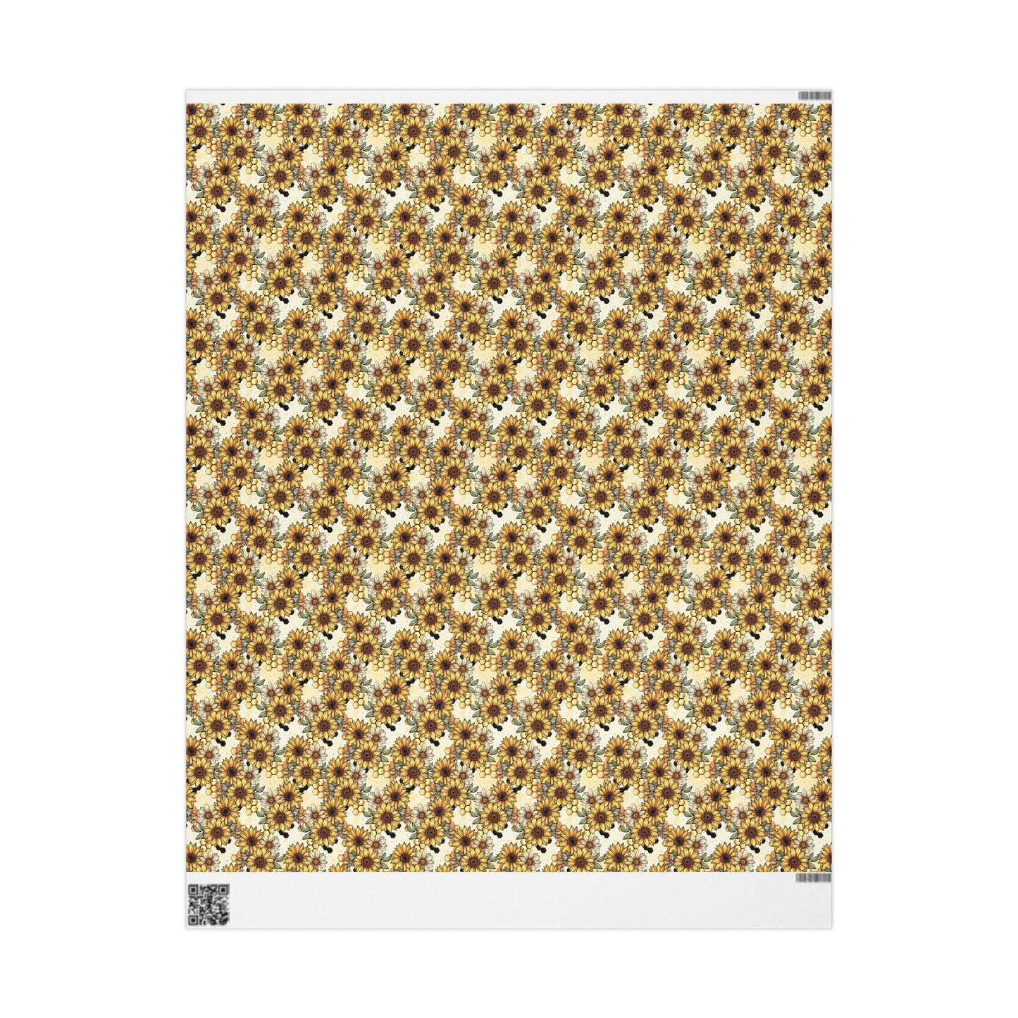 Honecombs & Sunflowers Wrapping Paper