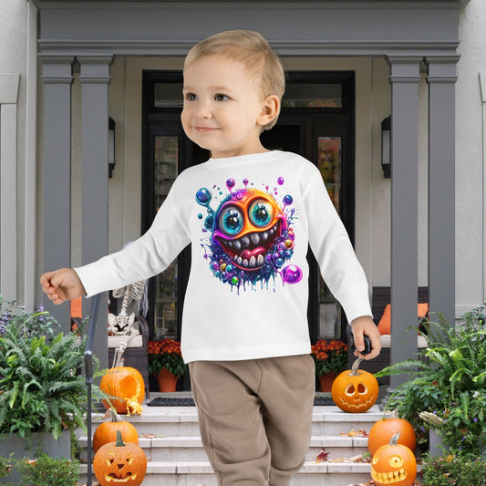 Bubbly Monster Toddler Long Sleeve Tee