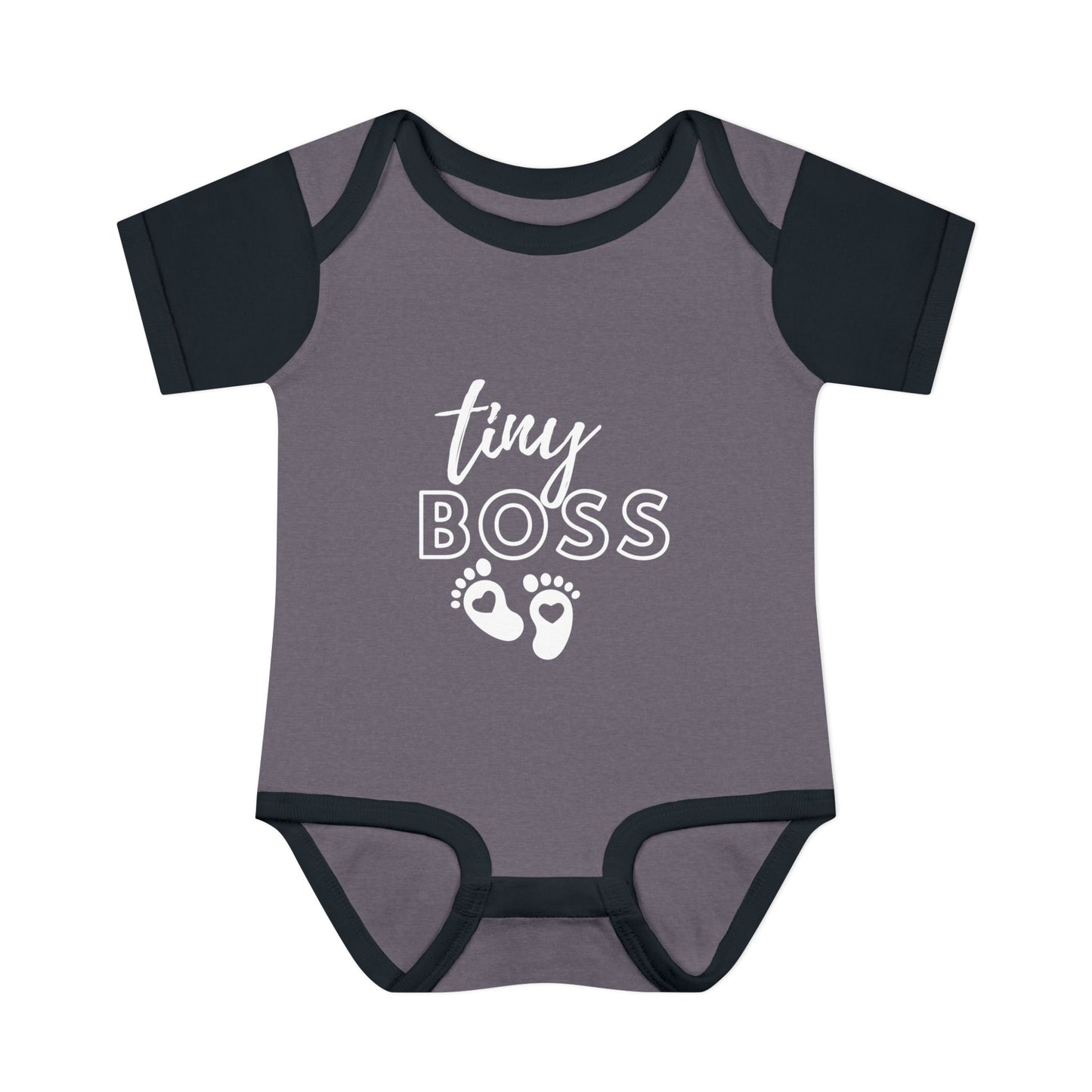 Tiny Boss Infant Baby Rib Bodysuit