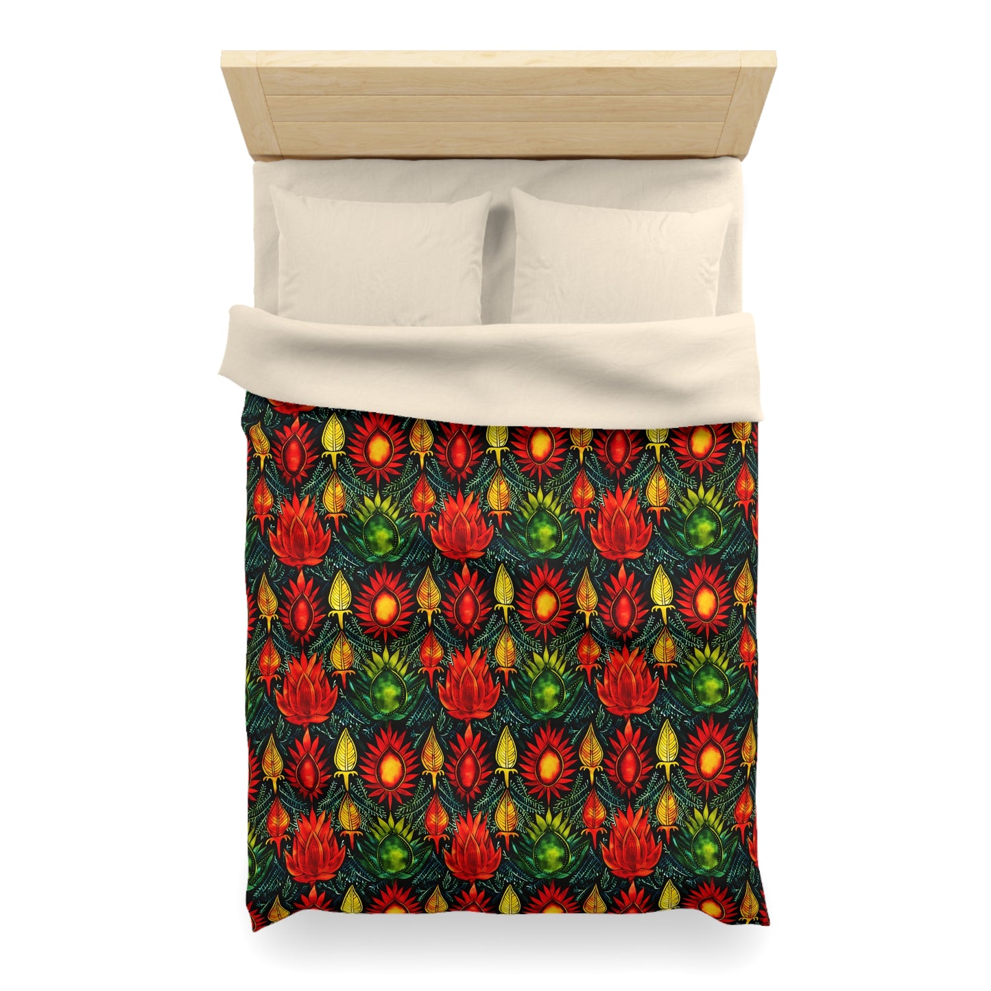 Joyful Burst Microfiber Duvet Cover