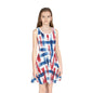 Liberty Strokes Girls' Sleeveless Sundress