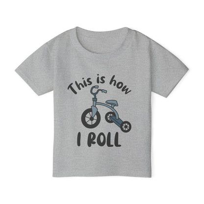 This Is How I Roll (Tricycle) Heavy Cotton™ Toddler T-shirt