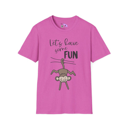 Let's Have Some Fun (Monkey) Adult T-shirt
