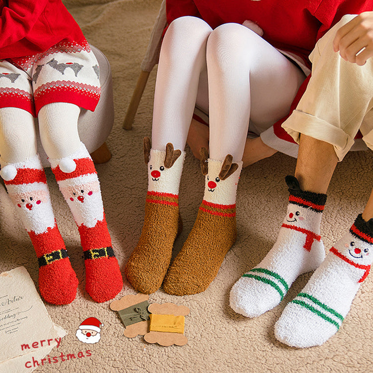 Cozy Thick Wool Fleece Christmas Socks