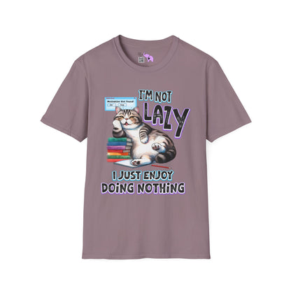 I'm Not Lazy I Just Enjoy Doing Nothing Adult T-shirt