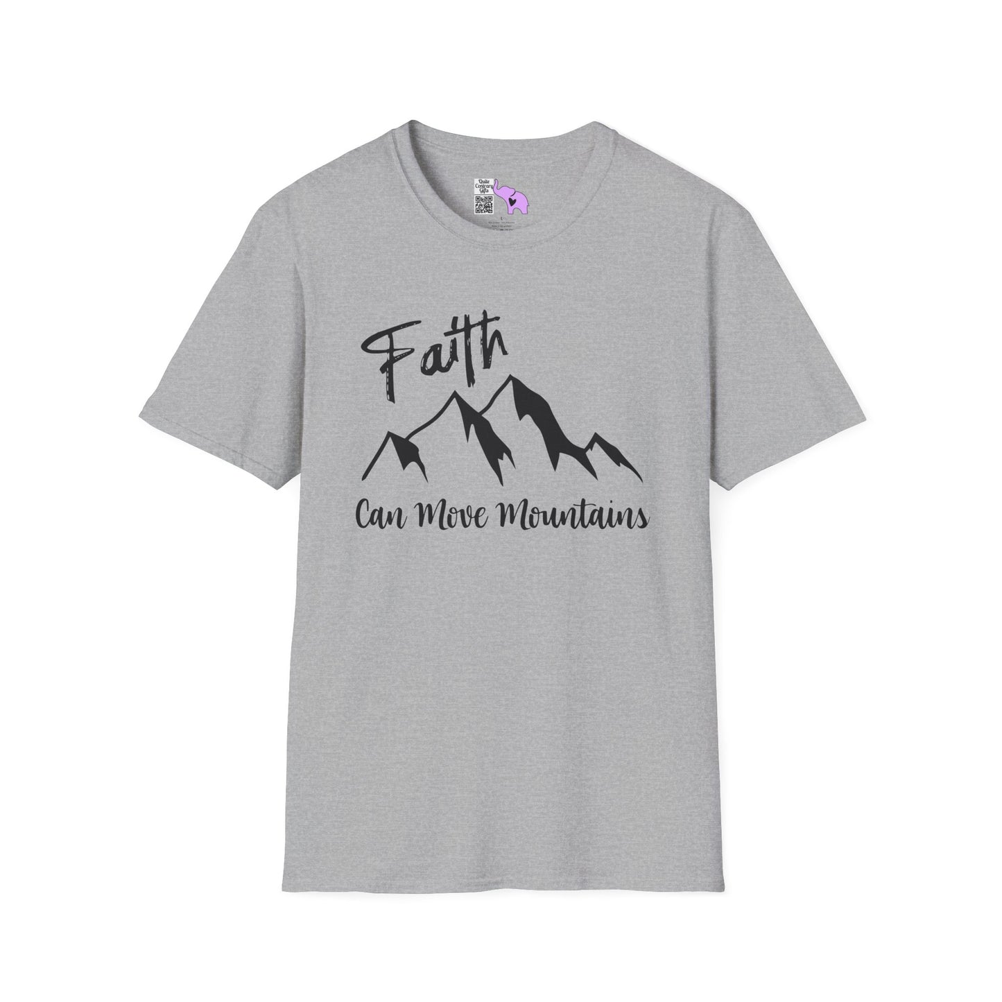 Faith Can Move Mountains Adult T-shirt