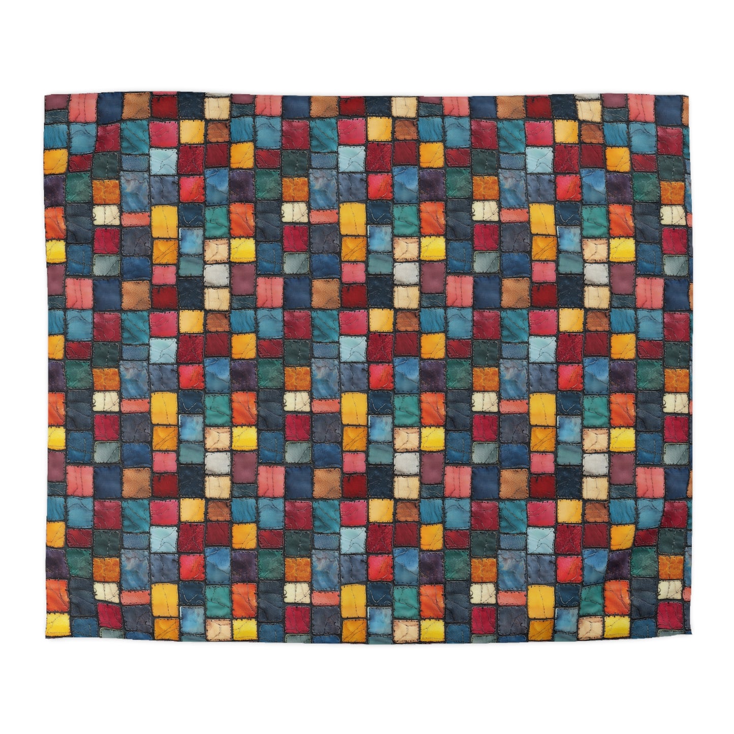 Patch Pop Microfiber Duvet Cover