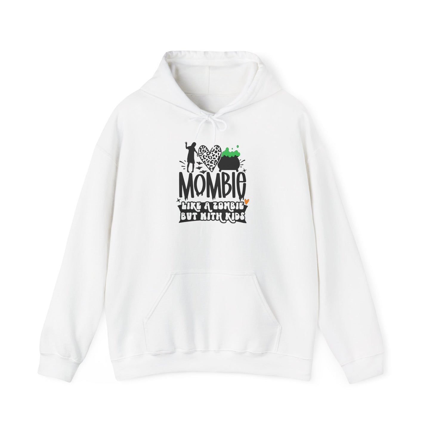 Mombie Like A Zombie But With Kids Heavy Blend™ Hooded Sweatshirt