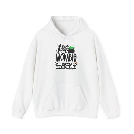 Mombie Like A Zombie But With Kids Heavy Blend™ Hooded Sweatshirt