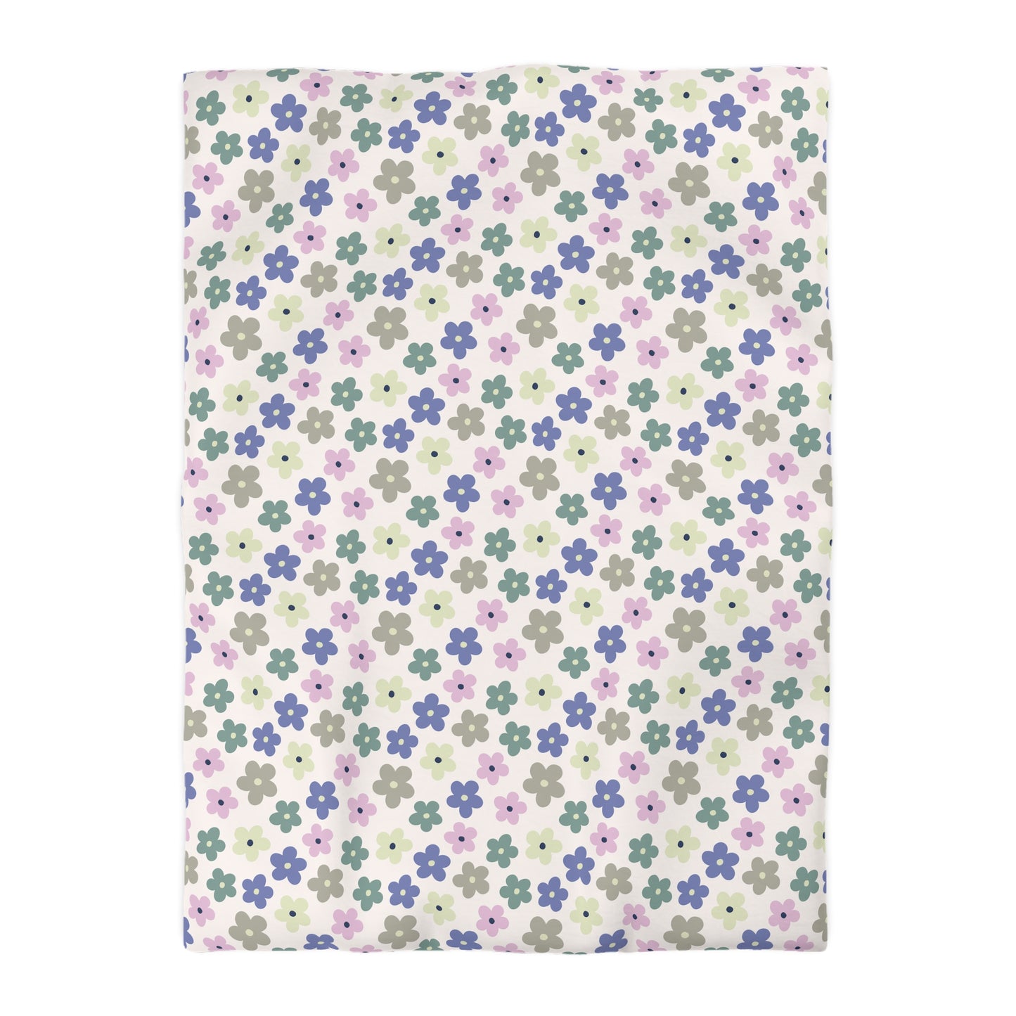 Earthbound Blooms Microfiber Duvet Cover