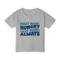 First Name: Hungry Last Name: Always Heavy Cotton™ Toddler T-shirt