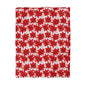 Crimson Poinsettia Sketch Microfiber Duvet Cover