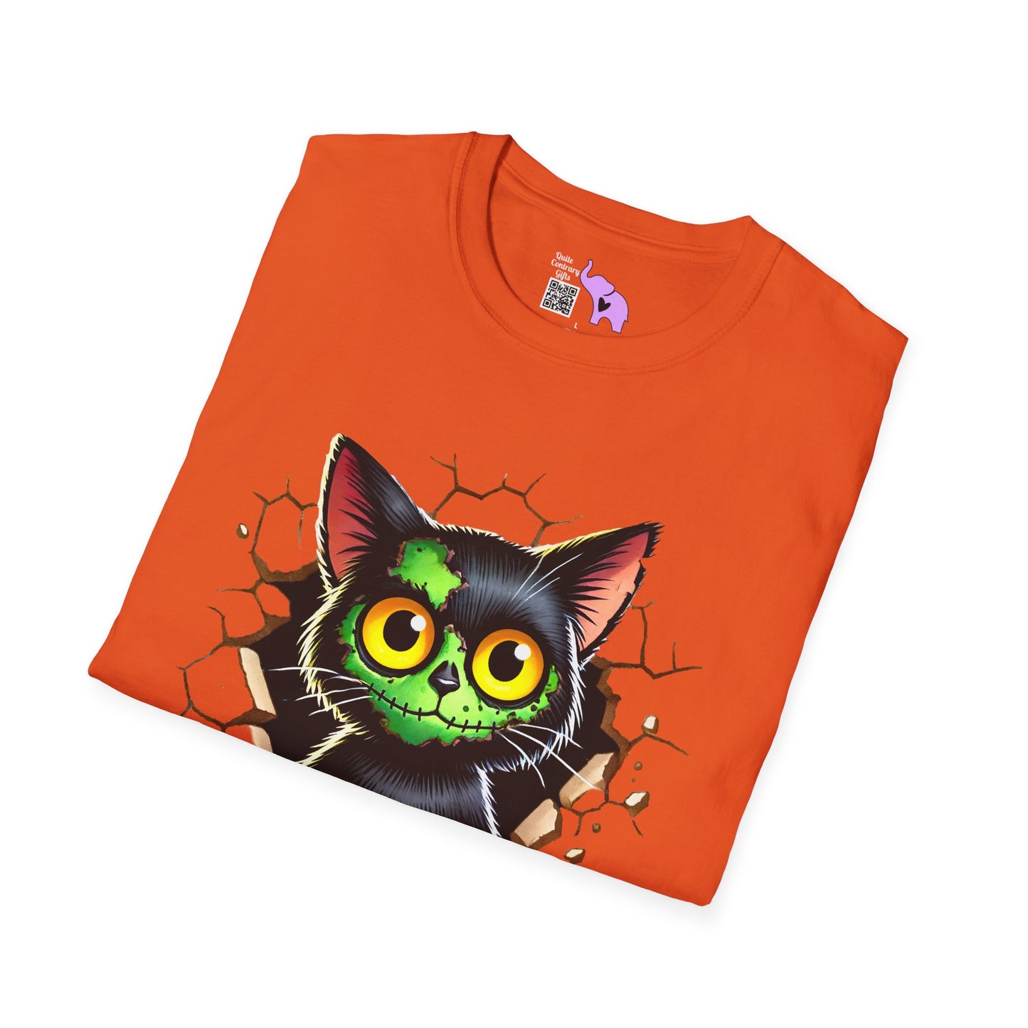 Zombie Kitty Adult T-shirt