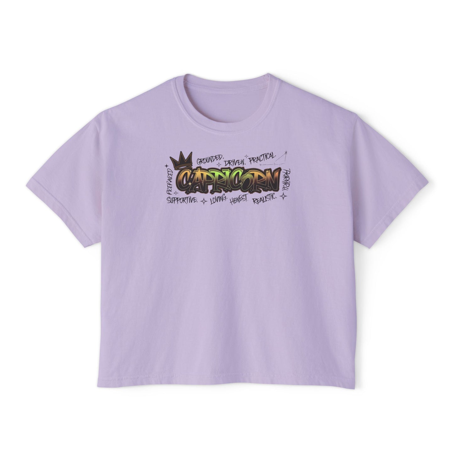 Capricorn Street Art Women's Boxy Tee
