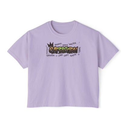 Capricorn Street Art Women's Boxy Tee