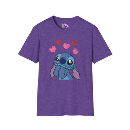 Stitch in Love Adult T-shirt