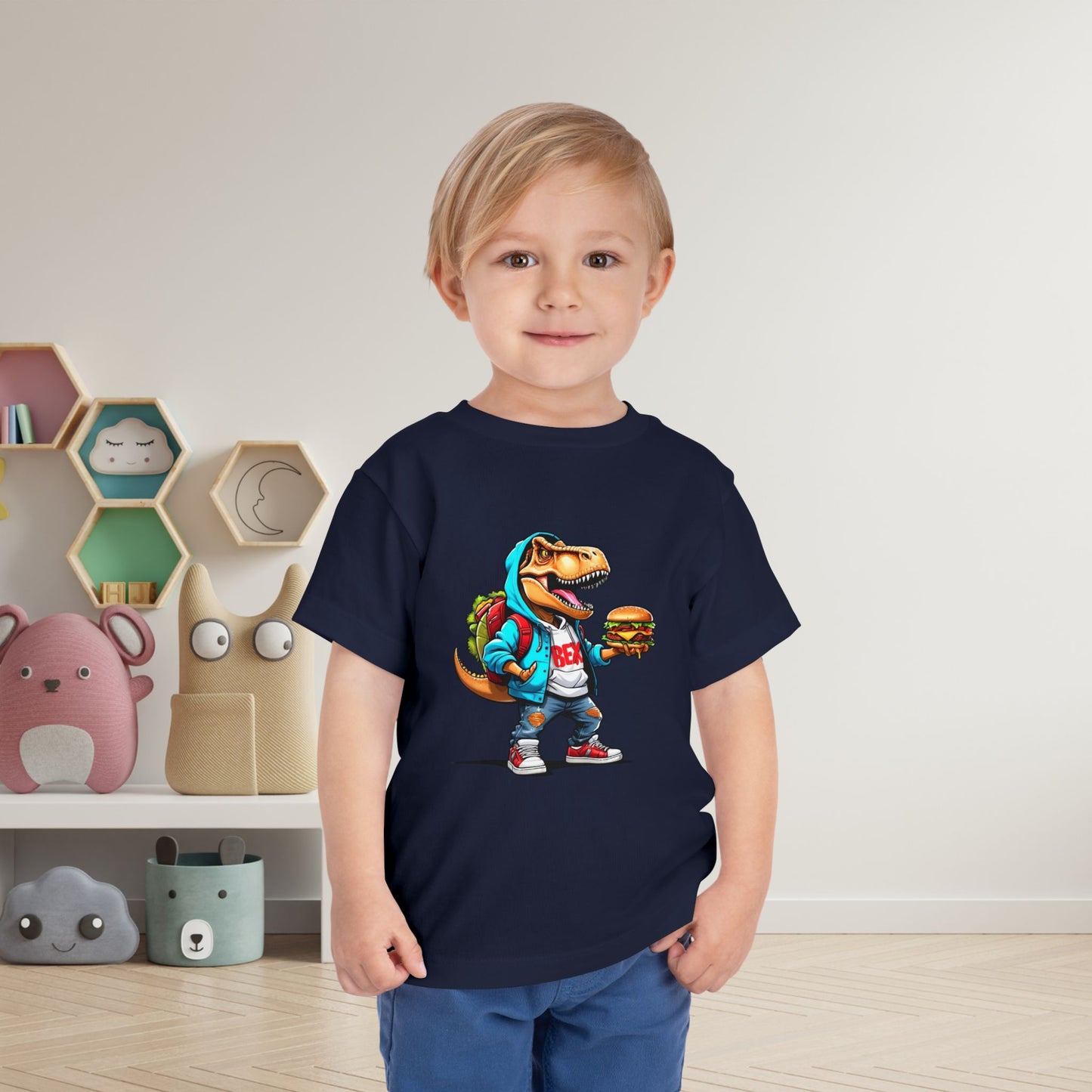 Dinosaur Hamburger Toddler Tee