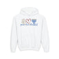 Peace Love Hanukkah Youth Heavy Blend Hoodie