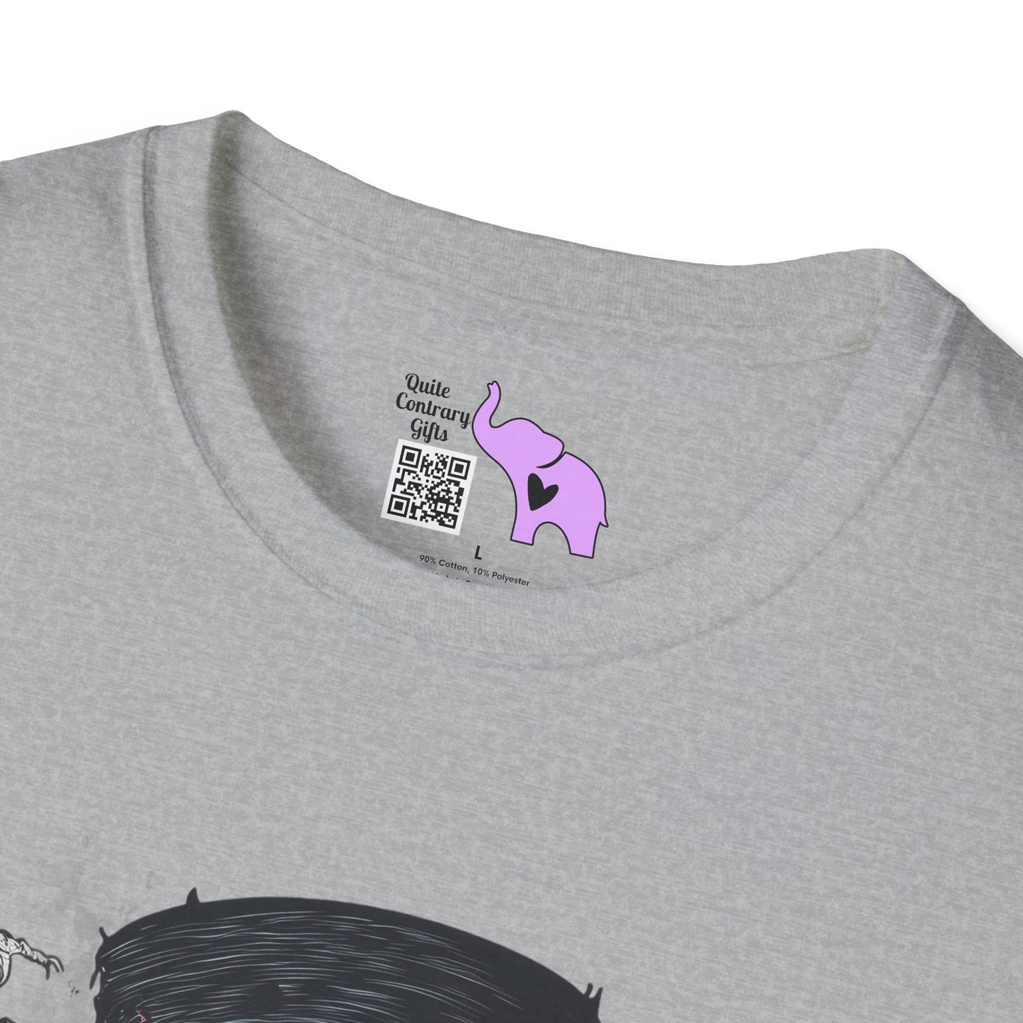 Creepy Skulls w/Top Hat Adult T-shirt
