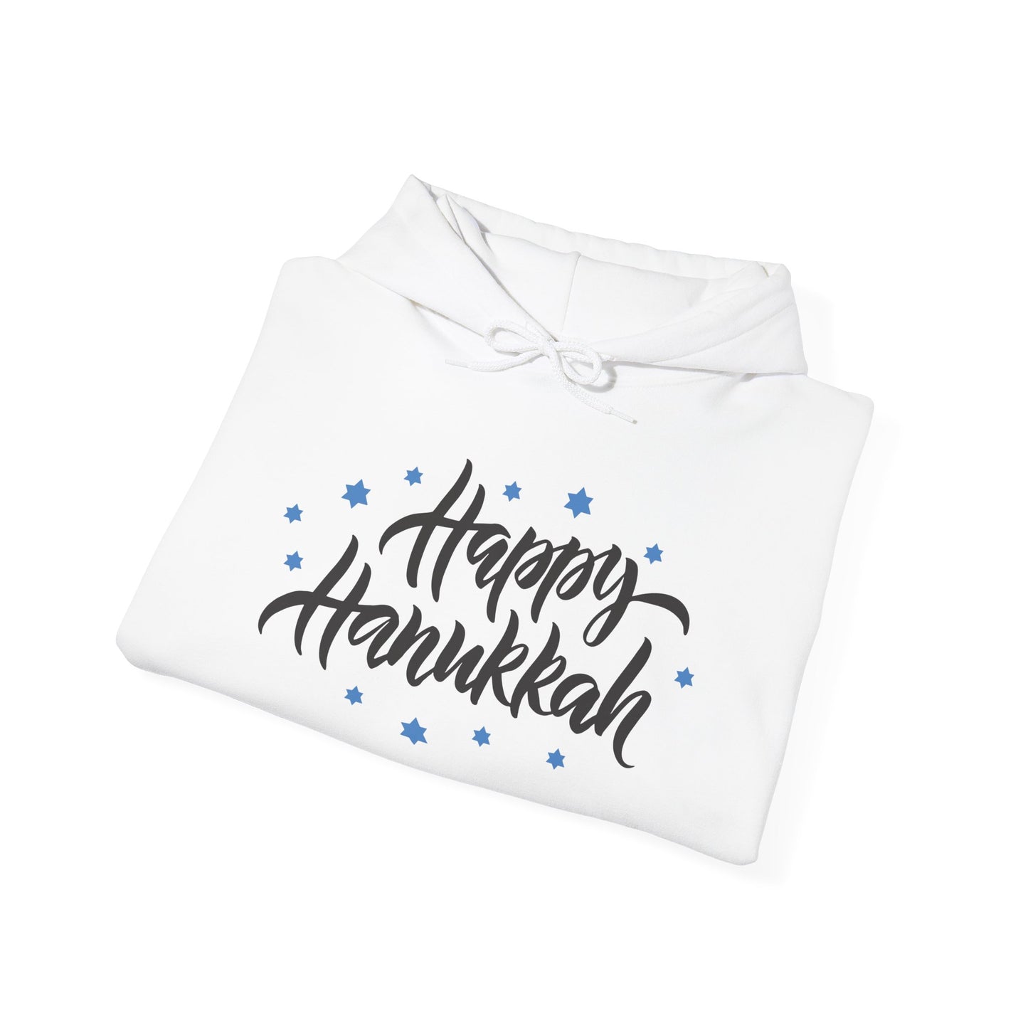 Happy Hanukkah 3 Adult Heavy Blend™ Hooded Sweatshirt