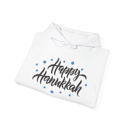 Happy Hanukkah 3 Adult Heavy Blend™ Hooded Sweatshirt