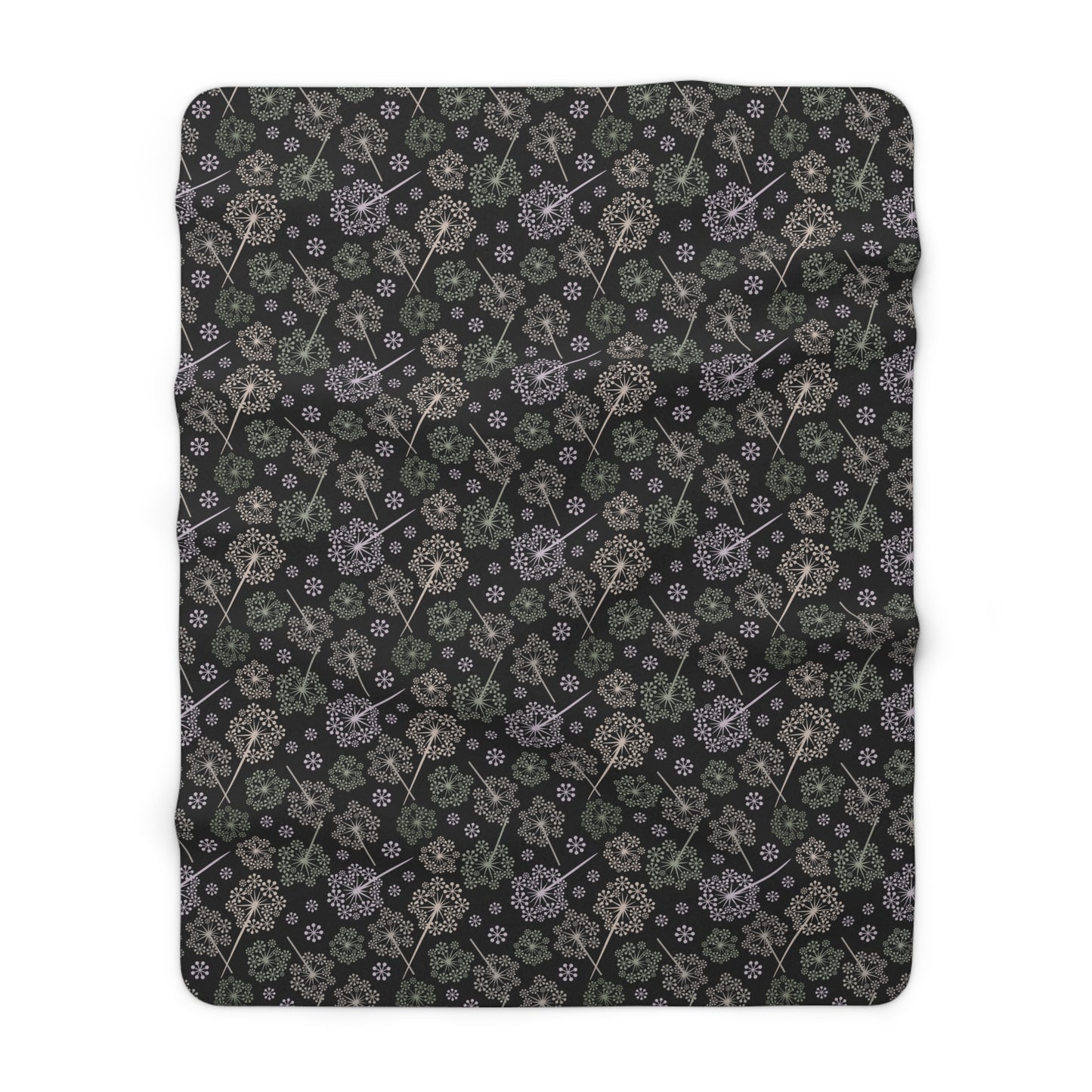 Dandelion Nightfall Fleece Blanket