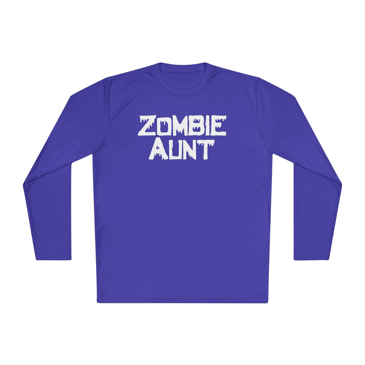 ""Zombie Aunt Adult Long Sleeve Tee