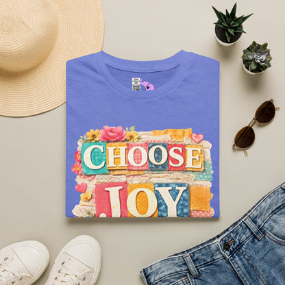 Choose Joy (Lace Collage) Adult T-shirt