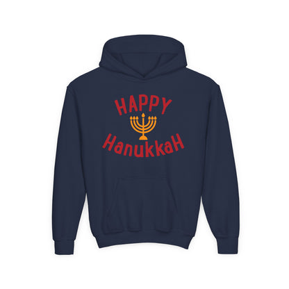 Happy Hanukkah Youth Hoodie