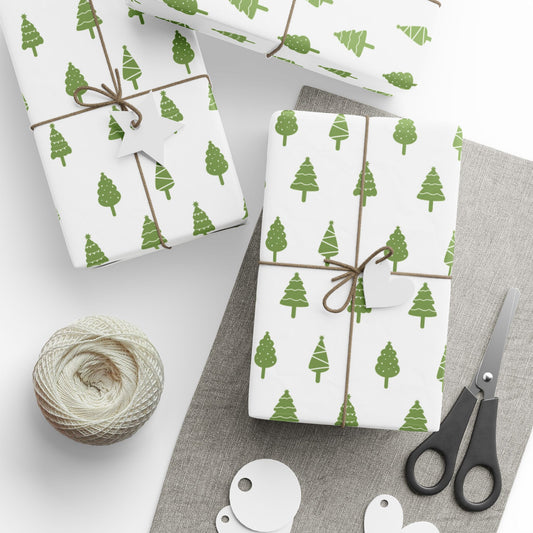 Winter Pines Wrapping Paper