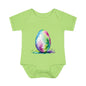 Colorful Easter Egg Infant Baby Rib Bodysuit