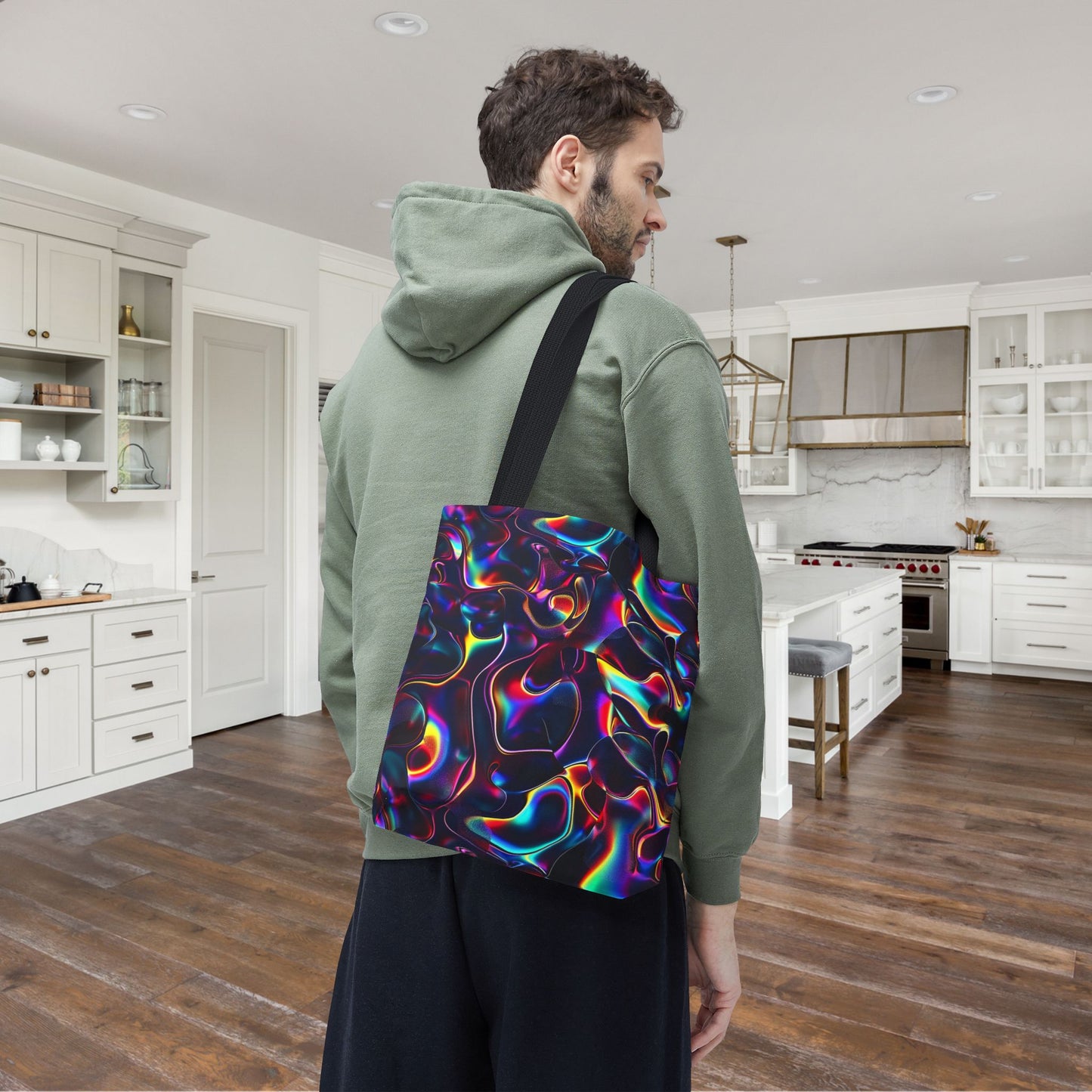 Holographic Mirage Canvas Tote Bag