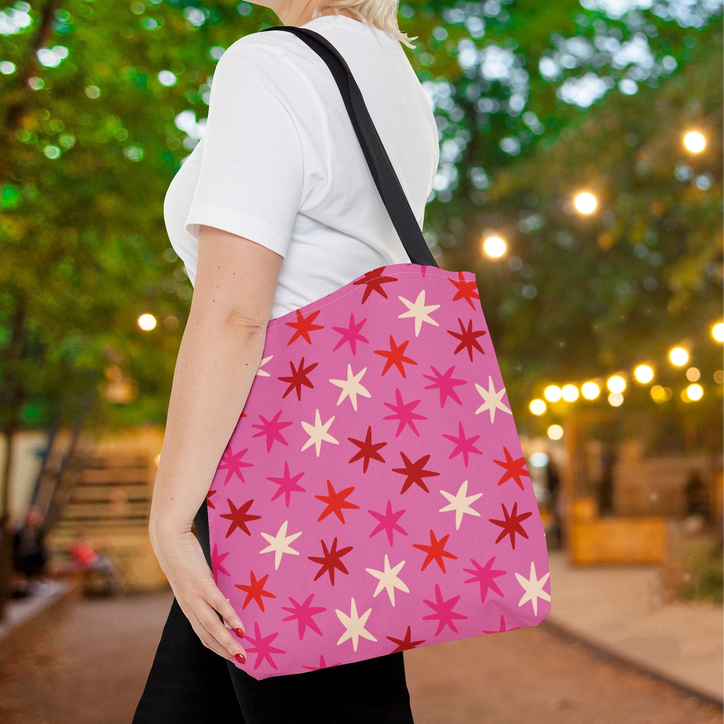 Love Sparks Canvas Tote Bag