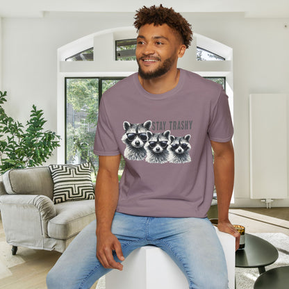 Stay Trashy (Racoon) Adult T-shirt