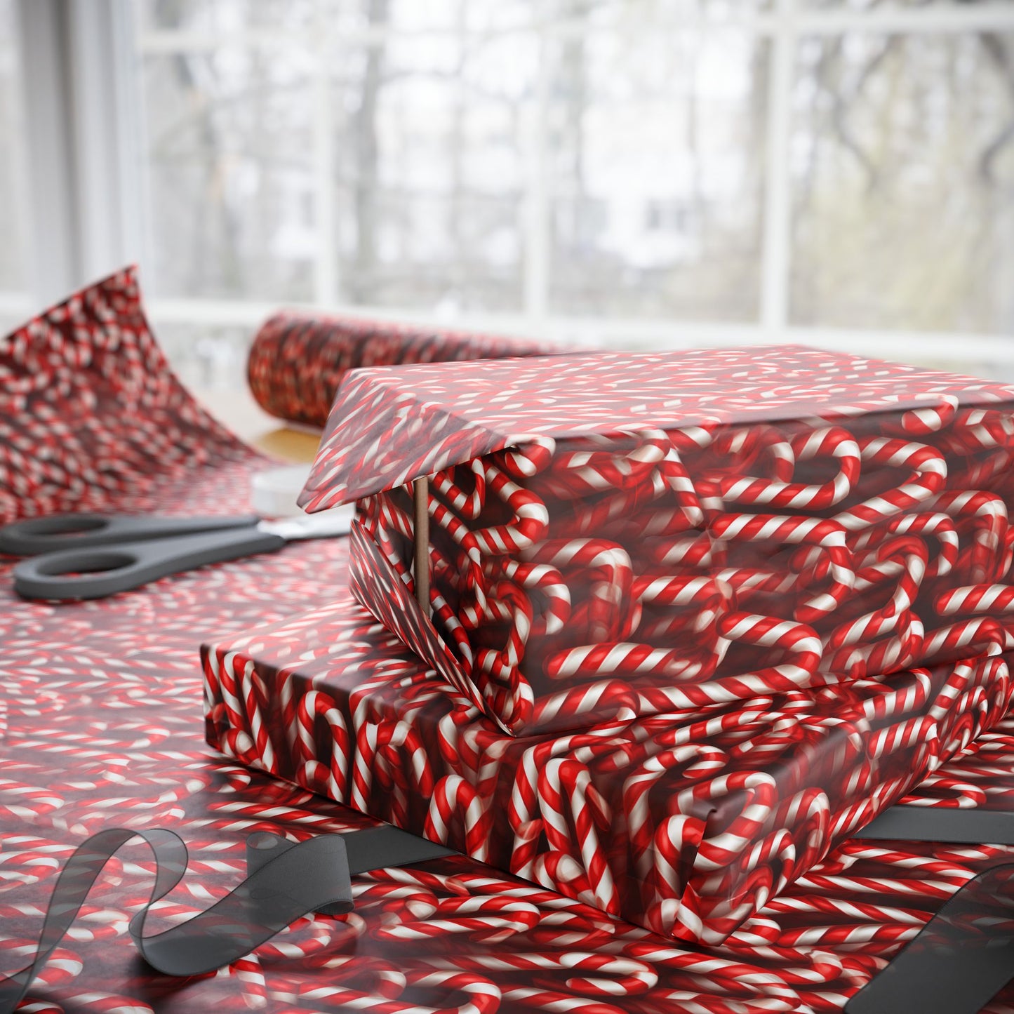 Candy Cane Craze Wrapping Paper