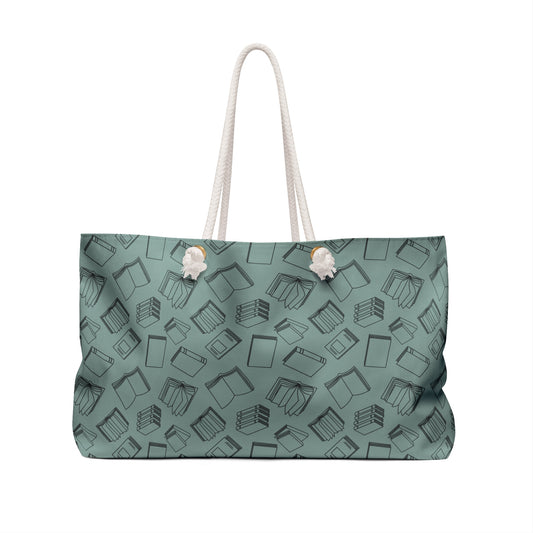 Books Books Books Weekender Bag