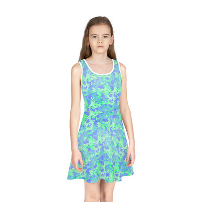 Glacier Grove Camo Girls' Sleeveless Sundress