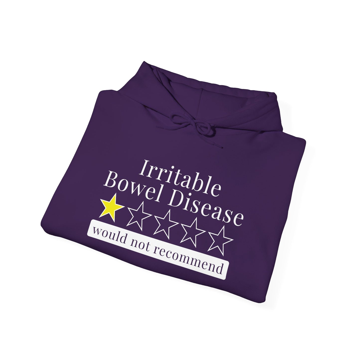 Irritable Bowel Syndrome 1 Star Would Not Recommend Heavy Blend™ Hooded Sweatshirt