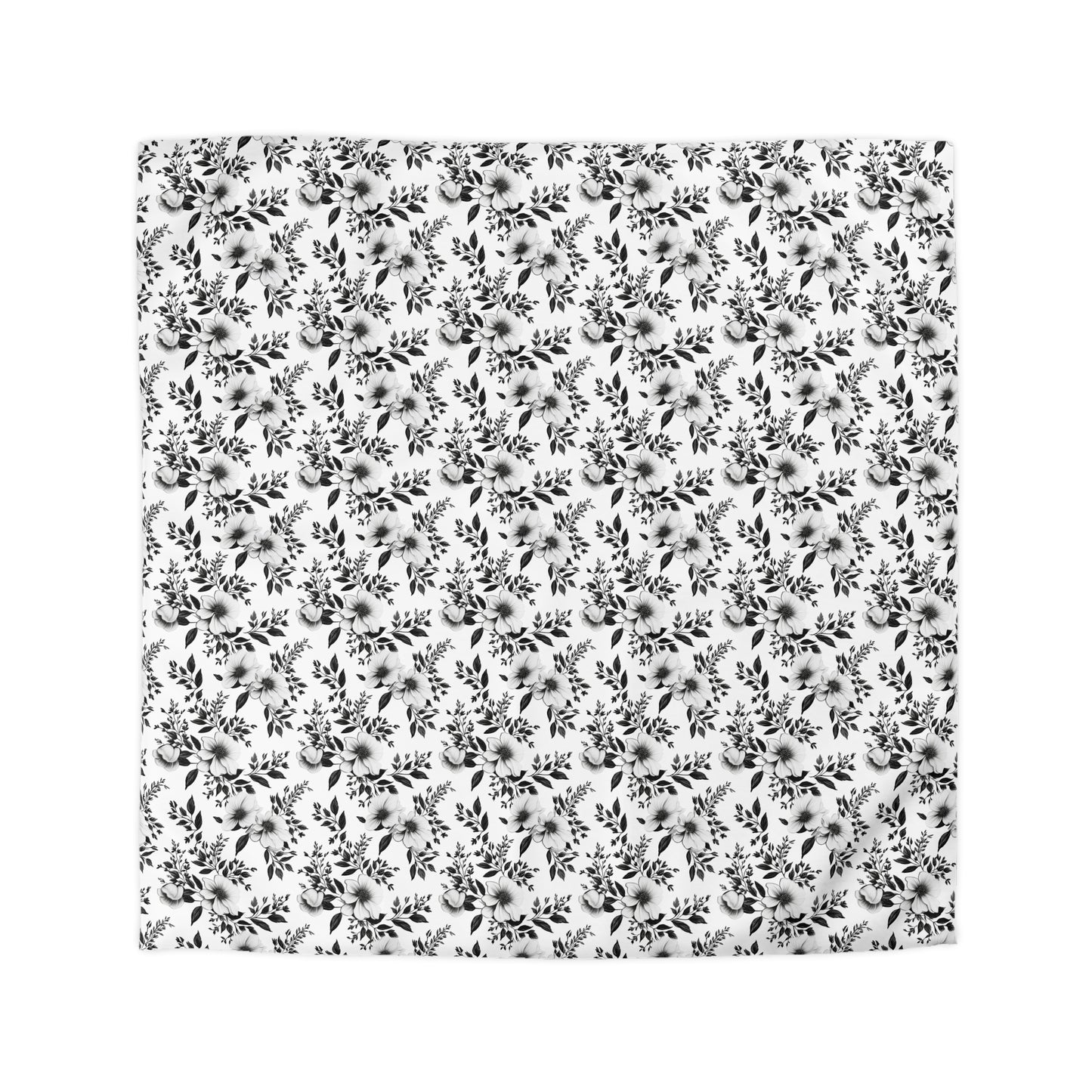Garden Sketch Microfiber Duvet Cover