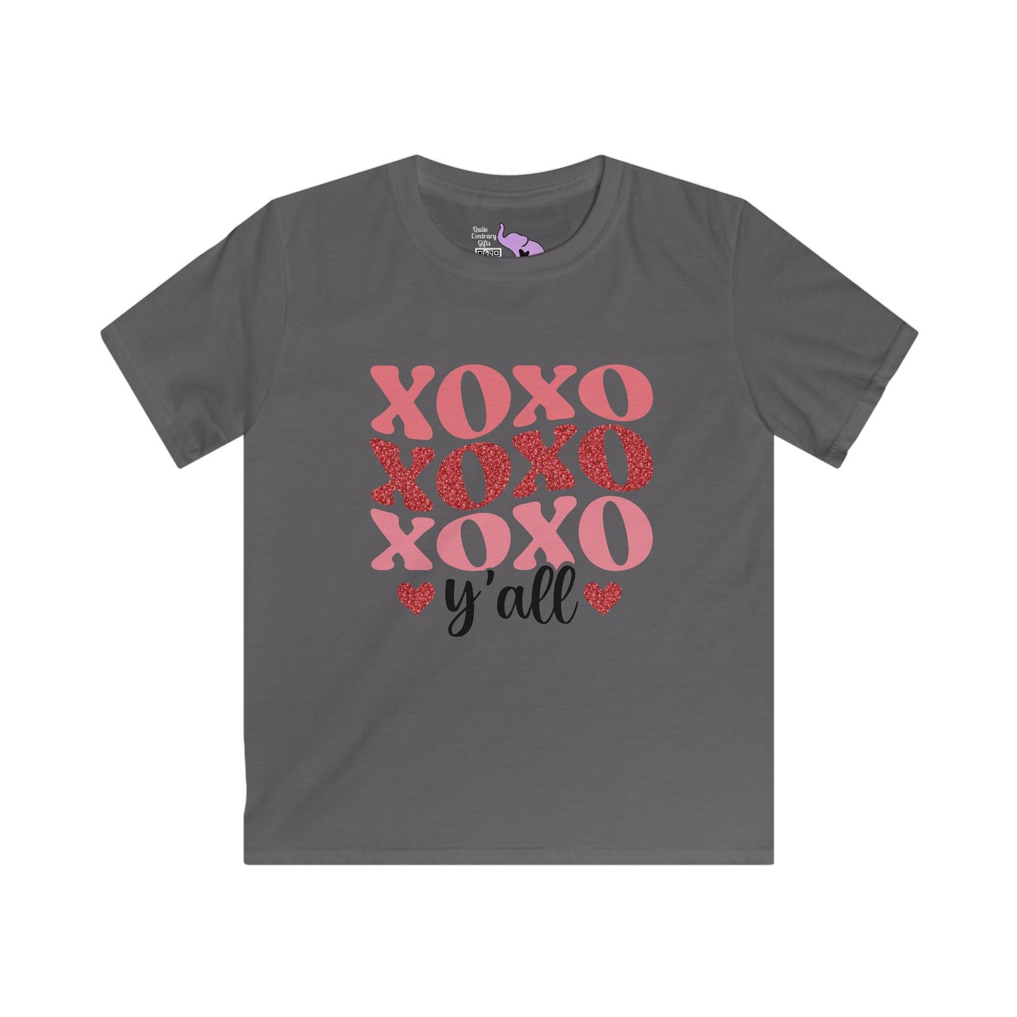 XOXO Y'all Youth Softstyle Tee