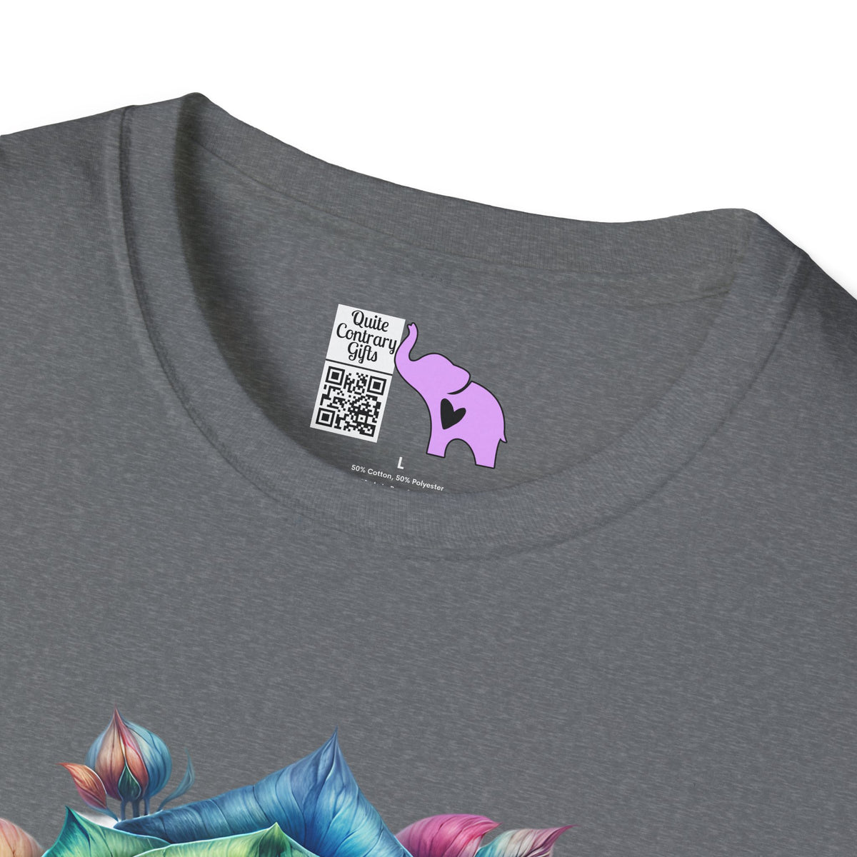 Colorful Rose Adult T-shirt