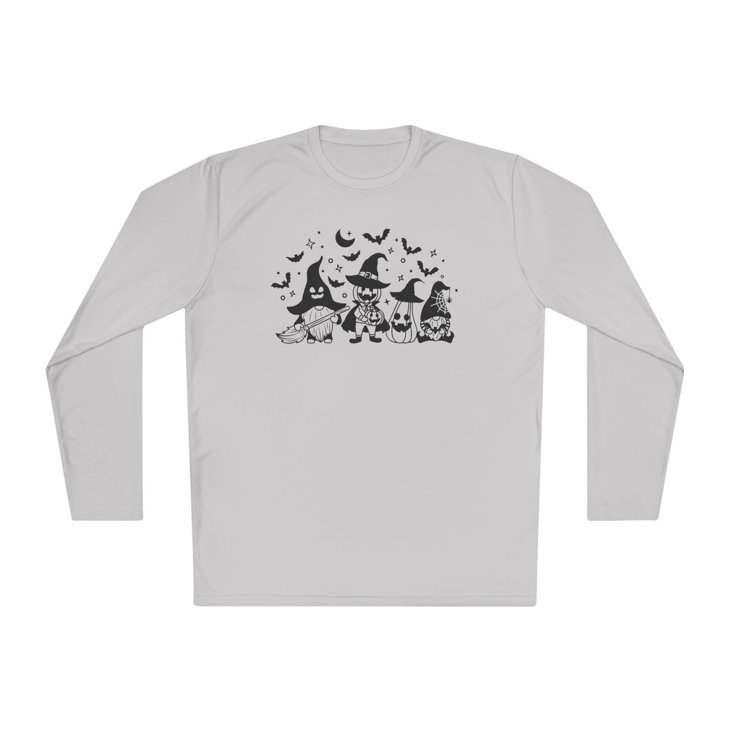 Trick or Treat Gnomies Adult Long Sleeve Tee